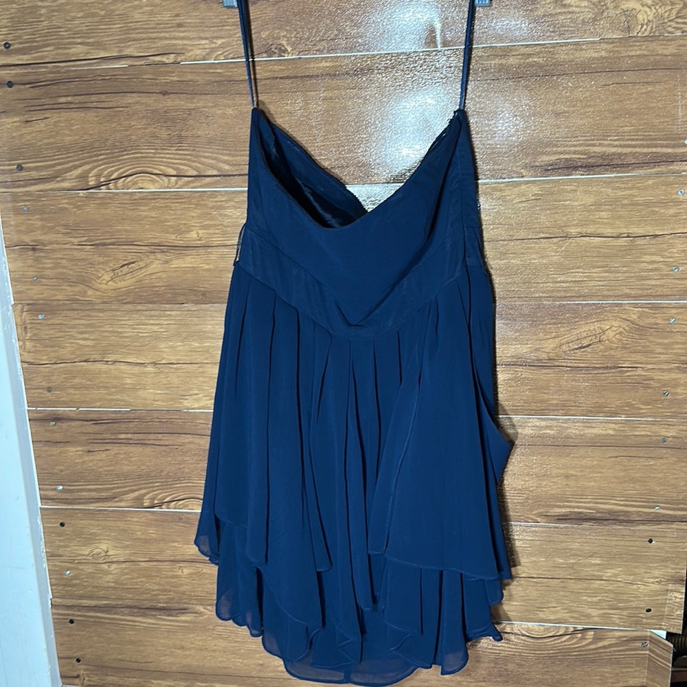Ark & Co strapless navy women dress size large